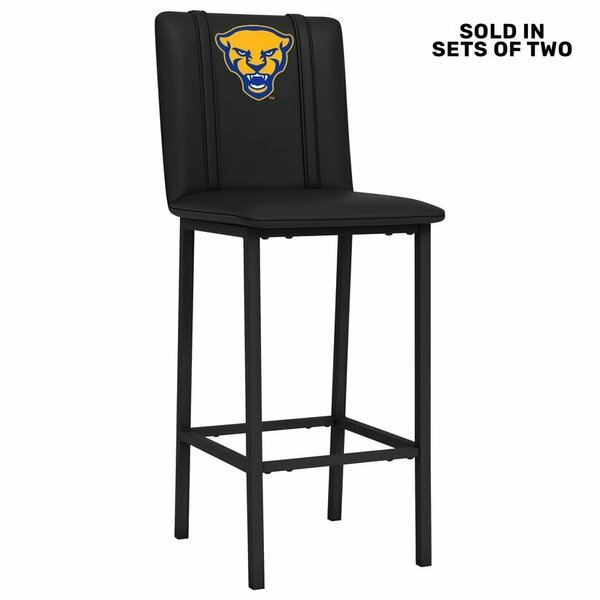 Bar Stool 500 with Pittsburgh Panthers Alternate Logo, 2PK, Dreamseat, Mfr#: XZ500BSDBLK-PSCOL12124A